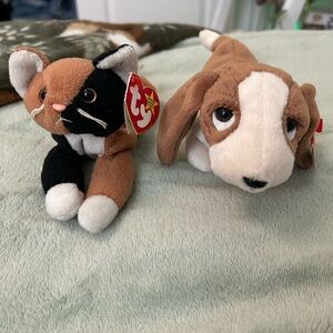 Ty Plush Toy with Brown and Black Fur